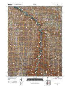 Agency Draw NE Utah Historical topographic map, 1:24000 scale, 7.5 X 7.5 Minute, Year 2011