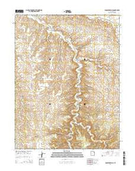 Agency Draw NE Utah Current topographic map, 1:24000 scale, 7.5 X 7.5 Minute, Year 2014