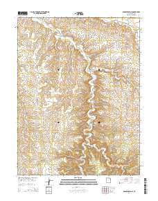 Agency Draw NE Utah Current topographic map, 1:24000 scale, 7.5 X 7.5 Minute, Year 2014