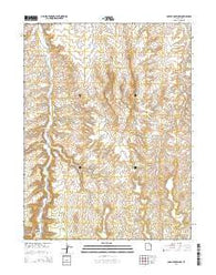 Agency Draw NW Utah Current topographic map, 1:24000 scale, 7.5 X 7.5 Minute, Year 2014