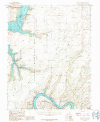 Alcove Canyon Utah Historical topographic map, 1:24000 scale, 7.5 X 7.5 Minute, Year 1987