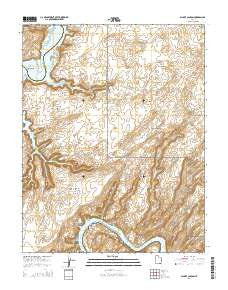 Alcove Canyon Utah Current topographic map, 1:24000 scale, 7.5 X 7.5 Minute, Year 2014