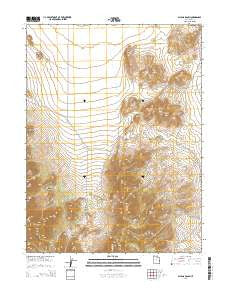 Allens Ranch Utah Current topographic map, 1:24000 scale, 7.5 X 7.5 Minute, Year 2014