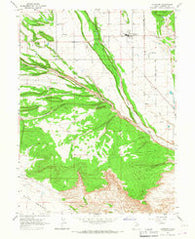 Altamont Utah Historical topographic map, 1:24000 scale, 7.5 X 7.5 Minute, Year 1965