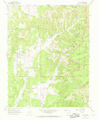 Alton Utah Historical topographic map, 1:24000 scale, 7.5 X 7.5 Minute, Year 1966