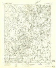 Aneth 1 SE Utah Historical topographic map, 1:24000 scale, 7.5 X 7.5 Minute, Year 1958