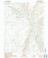 Angel Cove Utah Historical topographic map, 1:24000 scale, 7.5 X 7.5 Minute, Year 1986