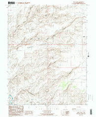 Angel Point Utah Historical topographic map, 1:24000 scale, 7.5 X 7.5 Minute, Year 1986