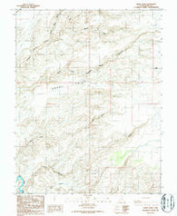 Angel Point Utah Historical topographic map, 1:24000 scale, 7.5 X 7.5 Minute, Year 1986