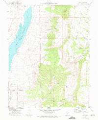 Angle Utah Historical topographic map, 1:24000 scale, 7.5 X 7.5 Minute, Year 1970