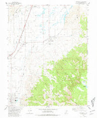 Annabella Utah Historical topographic map, 1:24000 scale, 7.5 X 7.5 Minute, Year 1980