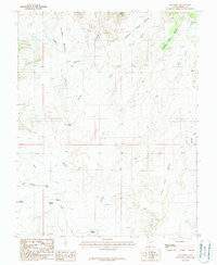 Ant Knoll Utah Historical topographic map, 1:24000 scale, 7.5 X 7.5 Minute, Year 1987