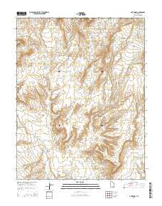 Ant Knoll Utah Current topographic map, 1:24000 scale, 7.5 X 7.5 Minute, Year 2014