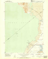 Antelope Island South Utah Historical topographic map, 1:24000 scale, 7.5 X 7.5 Minute, Year 1952