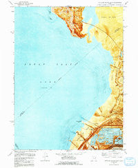 Antelope Island South Utah Historical topographic map, 1:24000 scale, 7.5 X 7.5 Minute, Year 1972