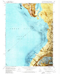 Antelope Island South Utah Historical topographic map, 1:24000 scale, 7.5 X 7.5 Minute, Year 1972