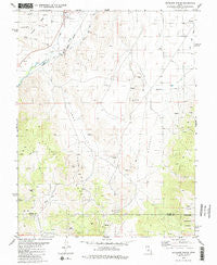 Antelope Range Utah Historical topographic map, 1:24000 scale, 7.5 X 7.5 Minute, Year 1980