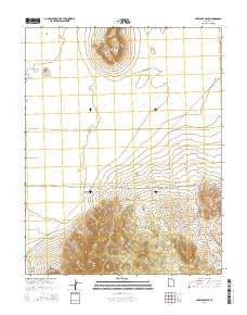 Antelope Peak Utah Current topographic map, 1:24000 scale, 7.5 X 7.5 Minute, Year 2014