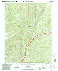 Anthro Mountain NE Utah Historical topographic map, 1:24000 scale, 7.5 X 7.5 Minute, Year 1996