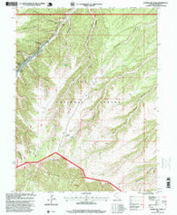 Anthro Mountain Utah Historical topographic map, 1:24000 scale, 7.5 X 7.5 Minute, Year 1996