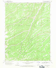 Anthro Mtn NE Utah Historical topographic map, 1:24000 scale, 7.5 X 7.5 Minute, Year 1968