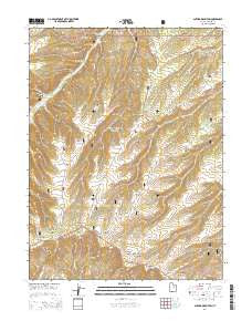 Anthro Mountain Utah Current topographic map, 1:24000 scale, 7.5 X 7.5 Minute, Year 2014
