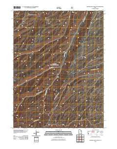 Anthro Mountain NE Utah Historical topographic map, 1:24000 scale, 7.5 X 7.5 Minute, Year 2011