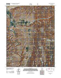 Antimony Utah Historical topographic map, 1:24000 scale, 7.5 X 7.5 Minute, Year 2011