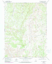 Archy Bench SE Utah Historical topographic map, 1:24000 scale, 7.5 X 7.5 Minute, Year 1968