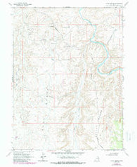 Archy Bench Utah Historical topographic map, 1:24000 scale, 7.5 X 7.5 Minute, Year 1968