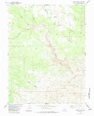 Arsons Garden Utah Historical topographic map, 1:24000 scale, 7.5 X 7.5 Minute, Year 1983