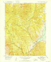 Aspen Grove Utah Historical topographic map, 1:24000 scale, 7.5 X 7.5 Minute, Year 1950