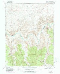 Asphalt Wash Utah Historical topographic map, 1:24000 scale, 7.5 X 7.5 Minute, Year 1968