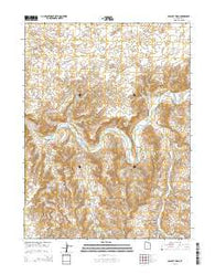 Asphalt Wash Utah Current topographic map, 1:24000 scale, 7.5 X 7.5 Minute, Year 2014