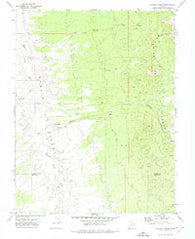 Atchison Creek Utah Historical topographic map, 1:24000 scale, 7.5 X 7.5 Minute, Year 1971