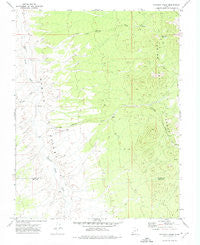 Atchison Creek Utah Historical topographic map, 1:24000 scale, 7.5 X 7.5 Minute, Year 1971