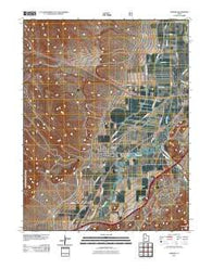 Aurora Utah Historical topographic map, 1:24000 scale, 7.5 X 7.5 Minute, Year 2011