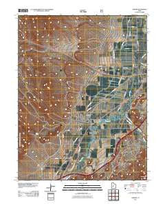 Aurora Utah Historical topographic map, 1:24000 scale, 7.5 X 7.5 Minute, Year 2011