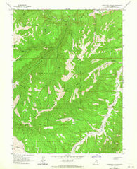Avintaquin Canyon Utah Historical topographic map, 1:24000 scale, 7.5 X 7.5 Minute, Year 1962