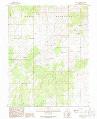 Baboon Peak Utah Historical topographic map, 1:24000 scale, 7.5 X 7.5 Minute, Year 1989
