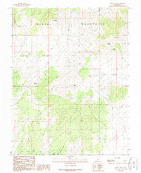 Baboon Peak Utah Historical topographic map, 1:24000 scale, 7.5 X 7.5 Minute, Year 1989