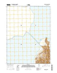 Badger Island Utah Current topographic map, 1:24000 scale, 7.5 X 7.5 Minute, Year 2014