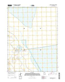 Badger Island NW Utah Current topographic map, 1:24000 scale, 7.5 X 7.5 Minute, Year 2014