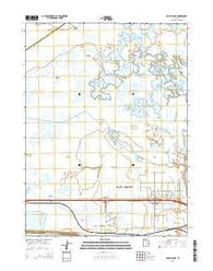 Baileys Lake Utah Current topographic map, 1:24000 scale, 7.5 X 7.5 Minute, Year 2014