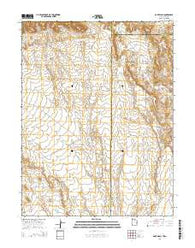 Bar X Wash Utah Current topographic map, 1:24000 scale, 7.5 X 7.5 Minute, Year 2014