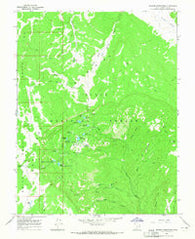 Barker Reservoir Utah Historical topographic map, 1:24000 scale, 7.5 X 7.5 Minute, Year 1964
