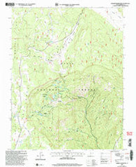 Barker Reservoir Utah Historical topographic map, 1:24000 scale, 7.5 X 7.5 Minute, Year 2002