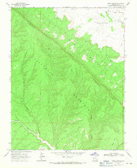 Basin Canyon Utah Historical topographic map, 1:24000 scale, 7.5 X 7.5 Minute, Year 1968
