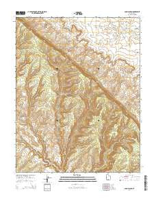Basin Canyon Utah Current topographic map, 1:24000 scale, 7.5 X 7.5 Minute, Year 2014