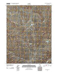 Bates Knolls Utah Historical topographic map, 1:24000 scale, 7.5 X 7.5 Minute, Year 2011